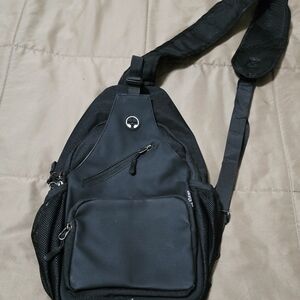 New Without Tags Black One Shoulder Backpack